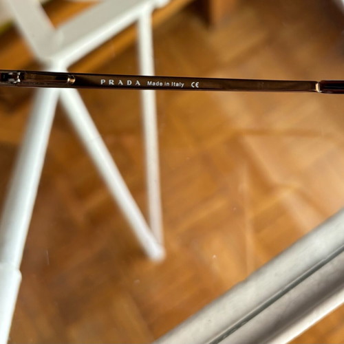 Prada Vintage VPR57E 8AE-101 Glasses like new, bronze and black