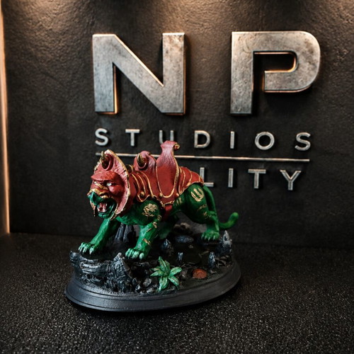 Battle Cat MOTU figure painted by NP Studios new