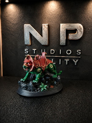 Battle Cat MOTU figure painted by NP Studios new