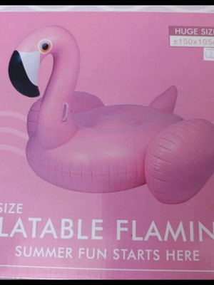 Inflatable flamingo giant new in packaging