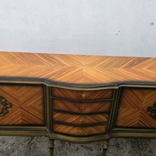Classic antique wooden buffet used