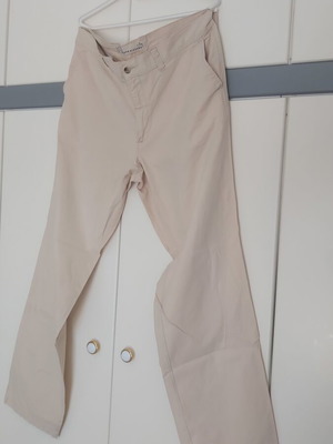 Men's fabric pants like new, beige, size 50