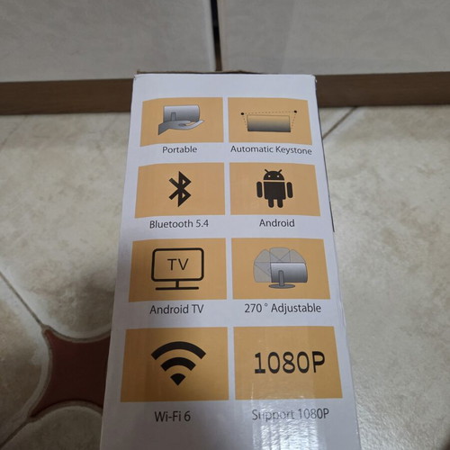 Smart Projector S108 new, compact and functional mini projector