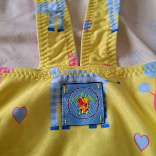 Tortue Girls' One-Piece Swimsuit Size 4 Like New, Multicolor