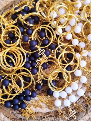 Handmade martyrika keychains made to order with beads