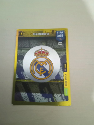 Σήμα χαρτάκι Real Madrid Panini 2020-21 καινούργιο