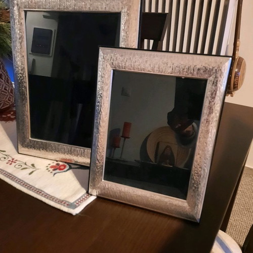 Slevori photo frames used, set of 2, 925° silver film