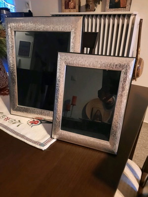 Slevori photo frames used, set of 2, 925° silver film