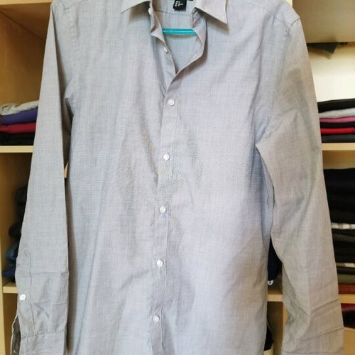 H&M slim fit shirt gray, like new, size S