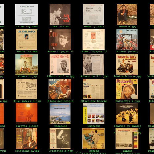 Collection of 83 used vinyl records, various genres