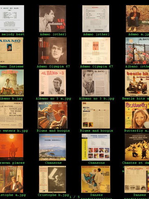Collection of 83 used vinyl records, various genres