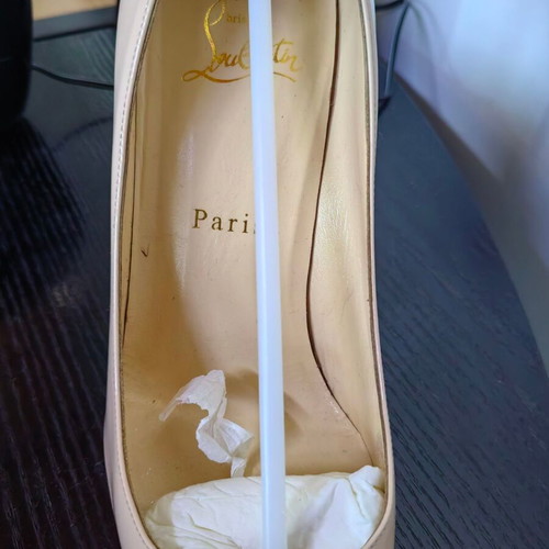 Christian Louboutin Ballerina Decollete 554 100 Patent Leather like new