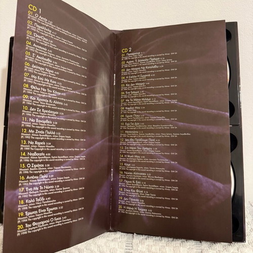 Notis Sfakianakis The Emi Years The Collection music CD set like new, laiko