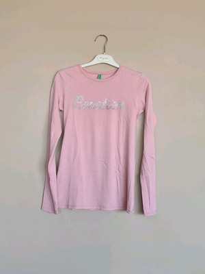 United Colors of Benetton long-sleeve shirt pink like new