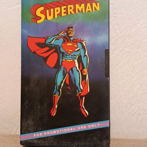 Παλιά promo βιντεοκασέτα Superman Raks σαν καινούργιο, κινούμενα σχέδια