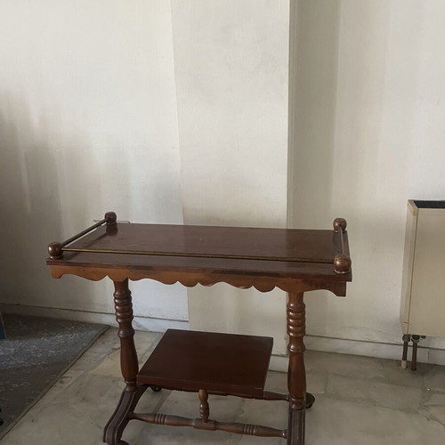 Vintage Wooden Bar Cart like new