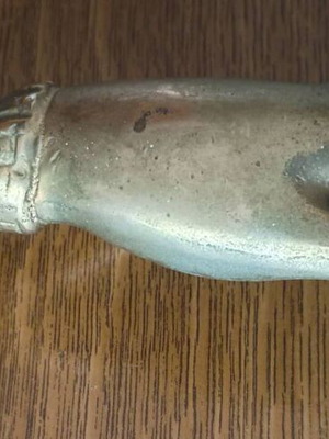 Bronze door knocker used, solid