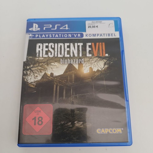 Resident Evil 7 Biohazard PlayStation 4 game used