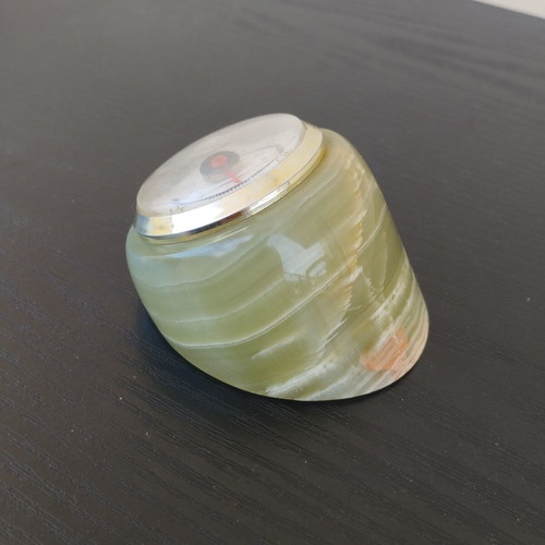 Alabaster onyx thermometer like new, rare and exceptional