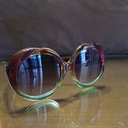 Women's glasses with multicolored frame new