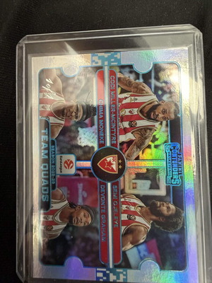 2025-26 Panini Contenders EuroLeague Crvena Zvezda Team Quads card new