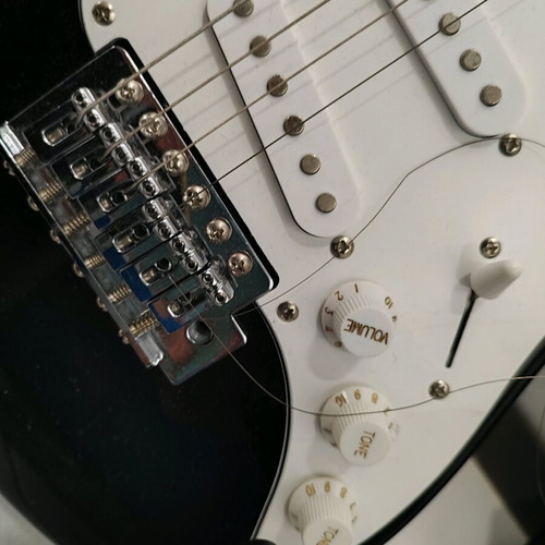 Granite Junior Electric Guitar used with Stagg case and Proel stand