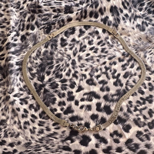 Vintage Dolce & Gabbana belt silver, like new