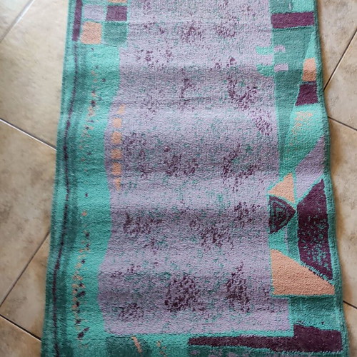 Set of three bedroom runners used, dimensions 2.59x0.7m and 1.36x0.7m