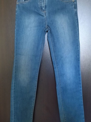 Παιδικά τζιν σαν καινούργια, σετ 2 τεμαχίων, μέγεθος 138-140 εκ., με επένδυση