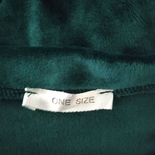 Marlen women's velvet sweatshirt green one size like new