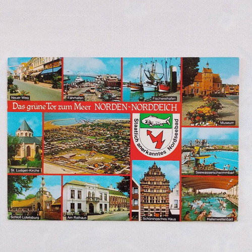 Postcard used, mailed from Germany