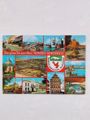 Postcard used, mailed from Germany