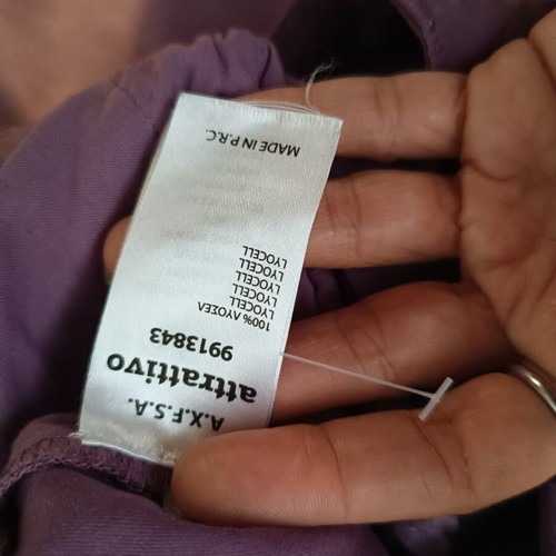Attrattivo women's summer wide-leg pants mauve new XS