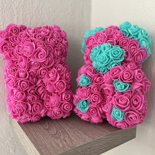 Handmade teddy bears set of two, new