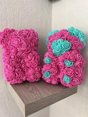 Handmade teddy bears set of two, new