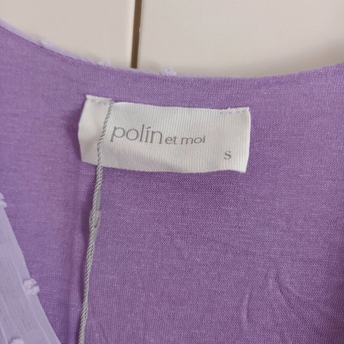 Boho romantic dress Polin et Moi new, purple, size S