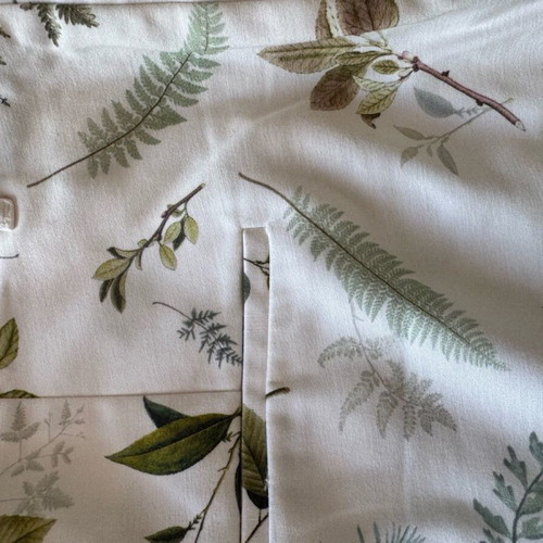 Mango floral cotton pants