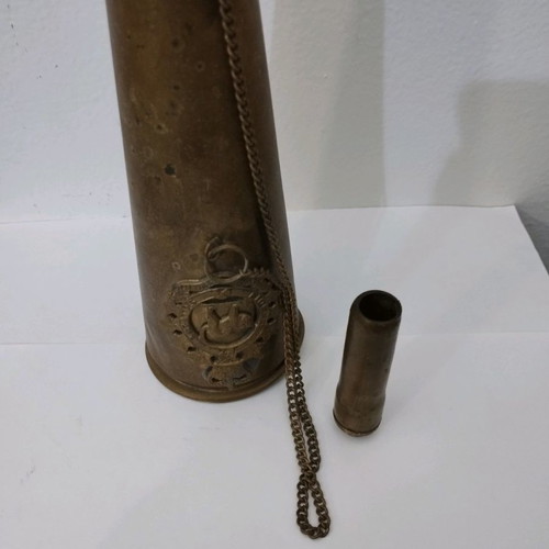 Antique Ontario Regiment horn used, brass from 1940s-1950s