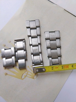 Rolex bracelet links used, steel, for men and women