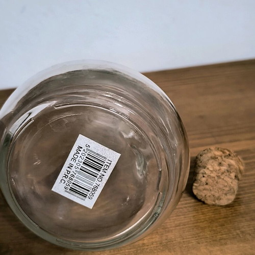 Glass small raki bottle like new