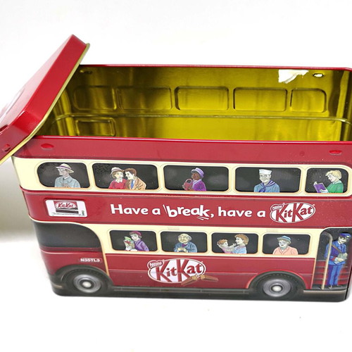 Nestle Kitkat bus tin box like new