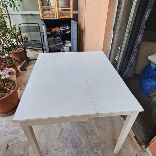 IKEA Idanas folding table used, white