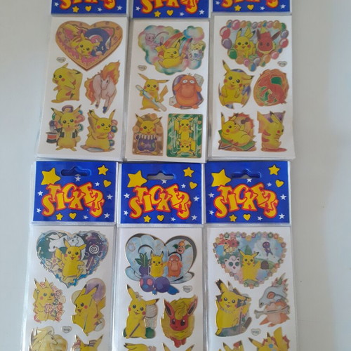 Pokemon stickers new set