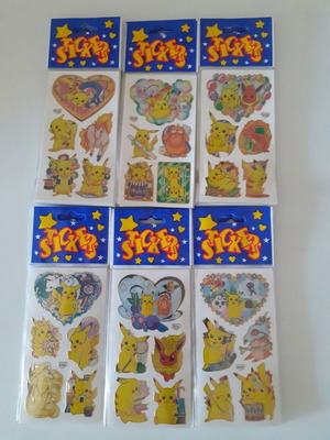 Pokemon stickers new set