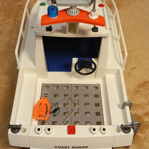 Playmobil police and coast guard collection used, 1990s sets