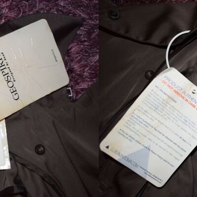 Geospirit Trench Fife women's jacket new, brown, size 42