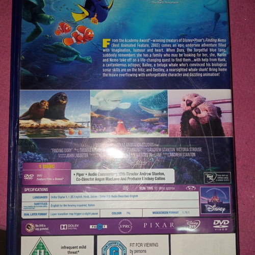 Finding Dory DVD like new, animation, subbed