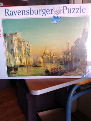 Παζλ Ravensburger 3000 κομμάτια καινούργιο με θέμα Canale grande του 1840
