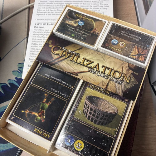 Sid Meier’s Civilization Chronicles PC edition used, missing one disc