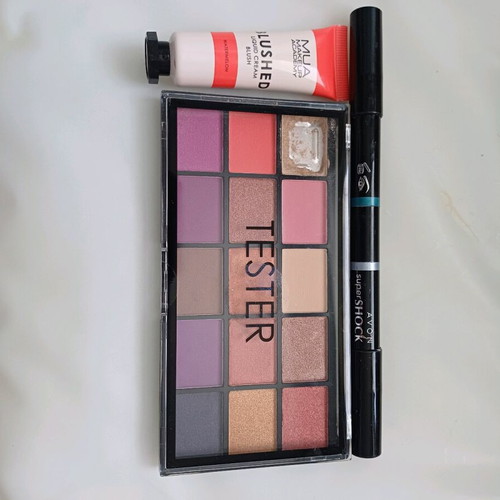 MUA blush, Avon eye pencil and MUA palette new with broken eyeshadow